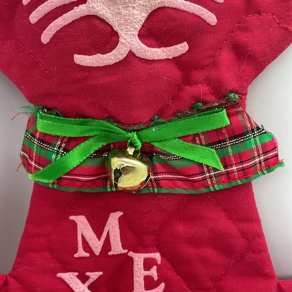 Merry Xmas Cat Christmas Stocking - 13.5” - Picture 3 of 7